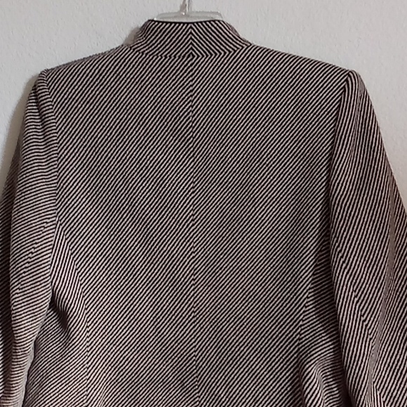 NEW Dressbarn Office Career Minimalist  Vacation Sz 14 Brown-Cream Colors HMBH - Picture 4 of 11